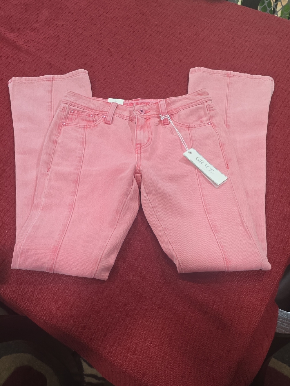 Grace Brand Soft Pink Women’s Jeans. Size 25. NWT.